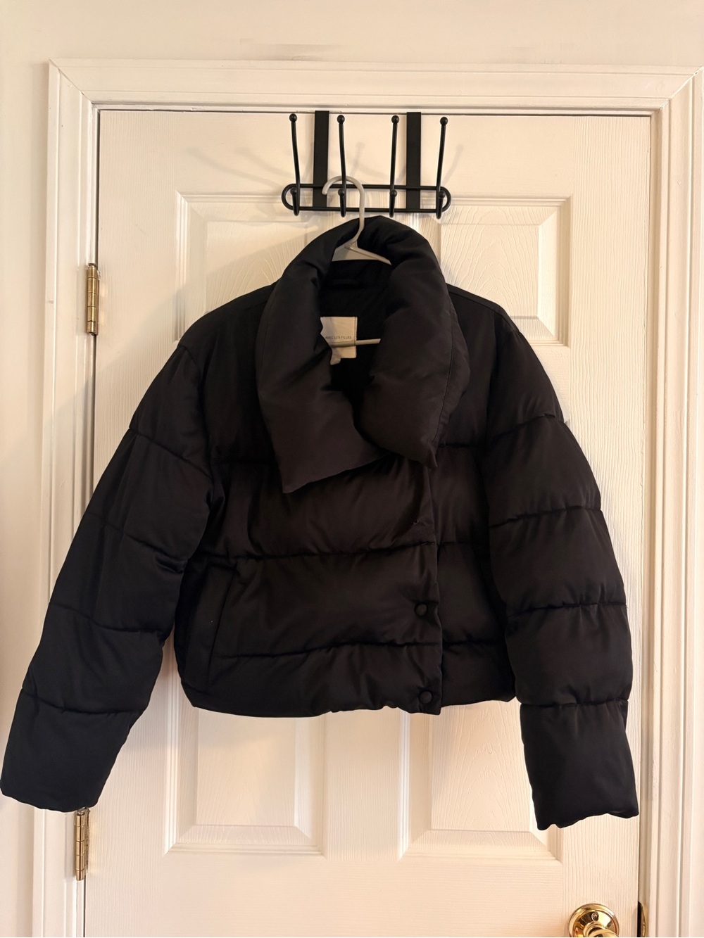 Avec Les Filles Black Puffer Jacket